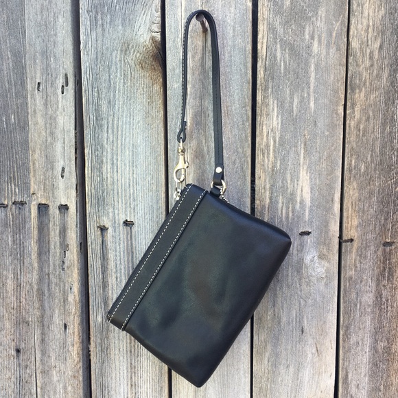 Coach Vintage Y2K Wristlet Leather Black - Picture 7 of 16